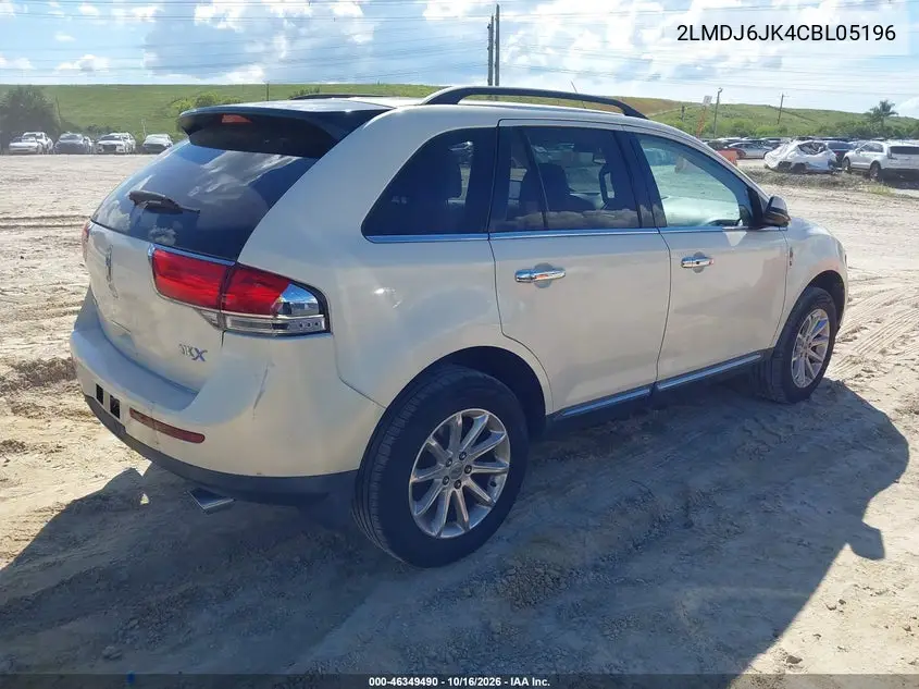 2012 LINCOLN MKX VIN 2LMDJ6JK4CBL05196 — фото 4