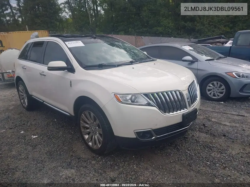 LINCOLN MKX 2013, VIN 2LMDJ8JK3DBL09561