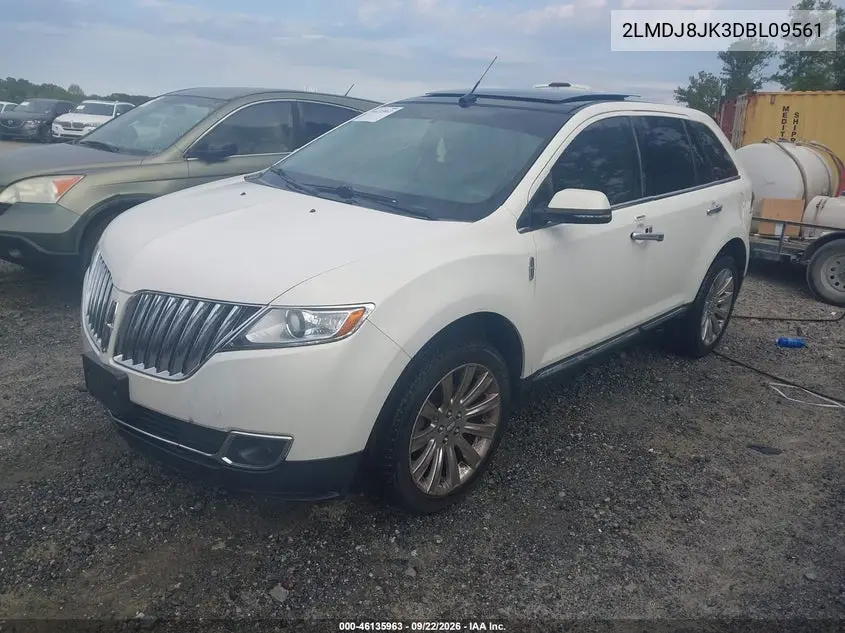 2013 LINCOLN MKX VIN 2LMDJ8JK3DBL09561 — фото 2