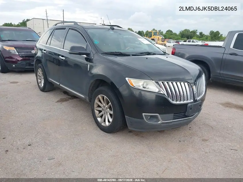 LINCOLN MKX 2013, VIN 2LMDJ6JK5DBL24065