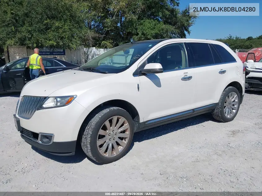 2013 LINCOLN MKX VIN 2LMDJ6JK8DBL04280 — фото 2