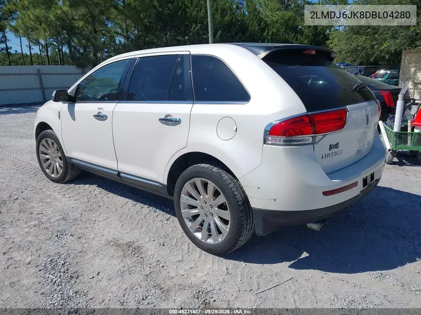 2013 LINCOLN MKX VIN 2LMDJ6JK8DBL04280 — фото 3