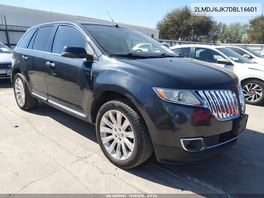 LINCOLN MKX 2013, VIN 2LMDJ6JK7DBL16601