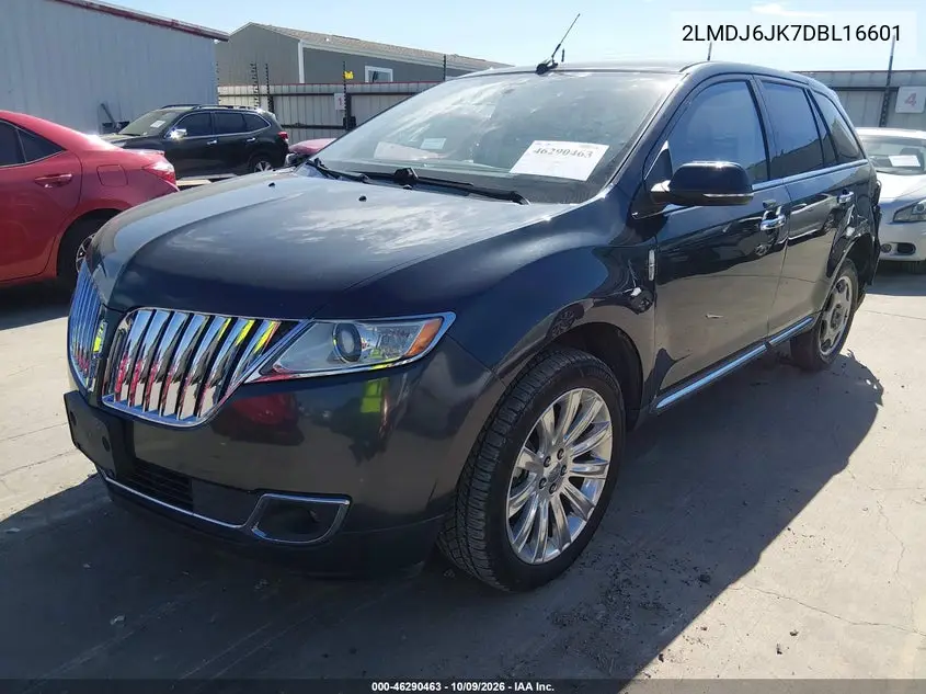 2013 LINCOLN MKX VIN 2LMDJ6JK7DBL16601 — фото 2