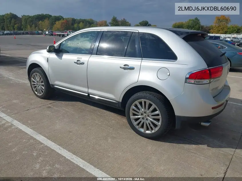 2013 LINCOLN MKX VIN 2LMDJ6JKXDBL60690 — фото 3