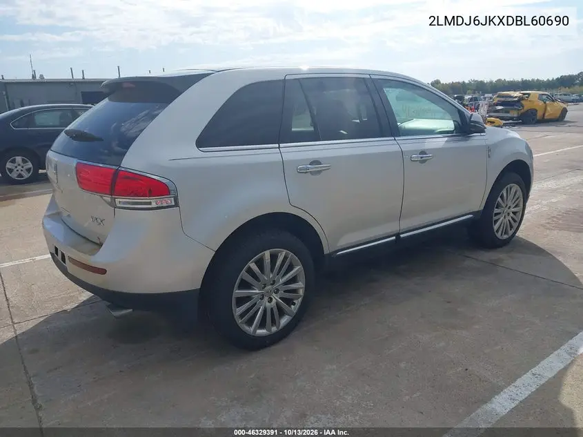 2013 LINCOLN MKX VIN 2LMDJ6JKXDBL60690 — фото 4