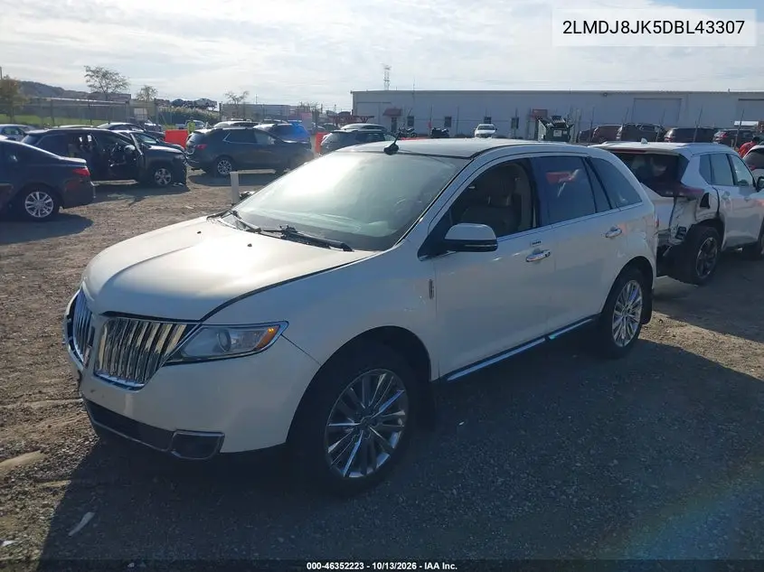 2013 LINCOLN MKX VIN 2LMDJ8JK5DBL43307 — фото 2