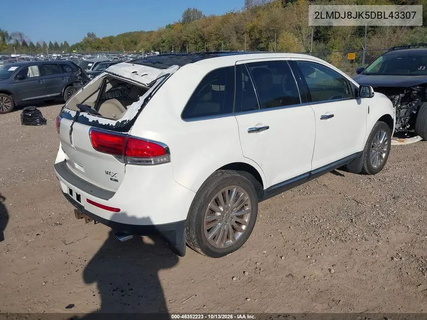 2013 LINCOLN MKX VIN 2LMDJ8JK5DBL43307 — фото 3