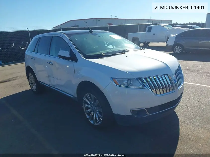LINCOLN MKX 2014, VIN 2LMDJ6JKXEBL01401