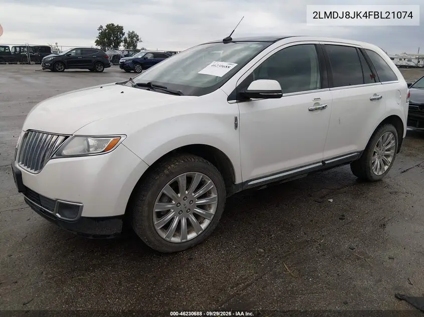 2015 LINCOLN MKX VIN 2LMDJ8JK4FBL21074 — фото 2
