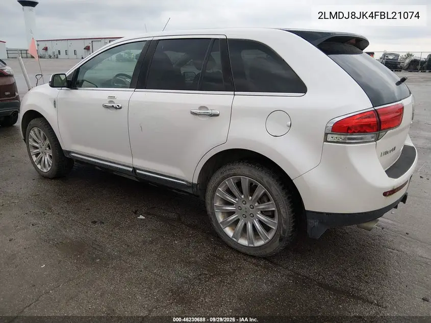 2015 LINCOLN MKX VIN 2LMDJ8JK4FBL21074 — фото 3
