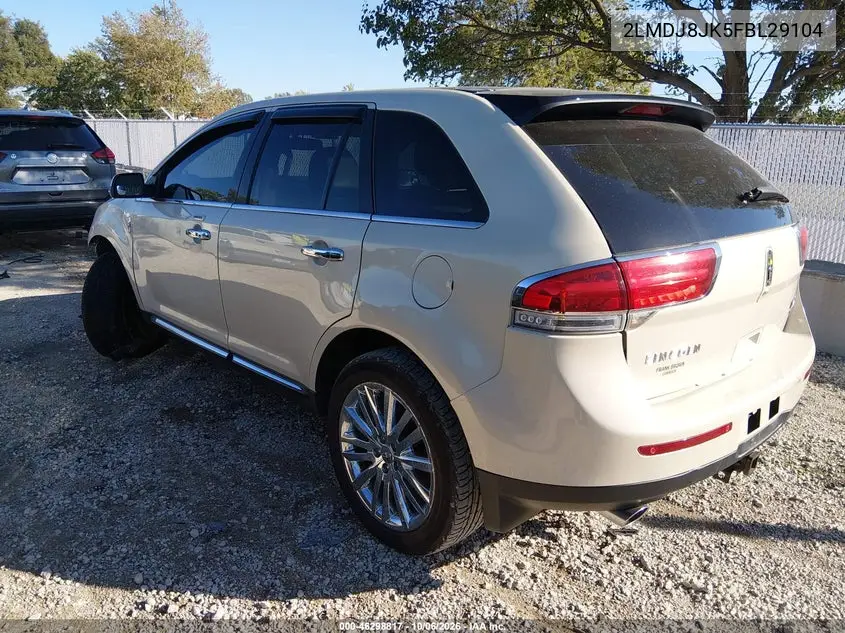 2015 LINCOLN MKX VIN 2LMDJ8JK5FBL29104 — фото 3
