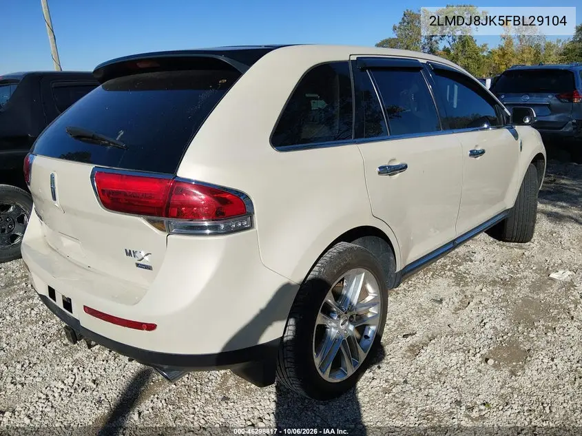 2015 LINCOLN MKX VIN 2LMDJ8JK5FBL29104 — фото 4
