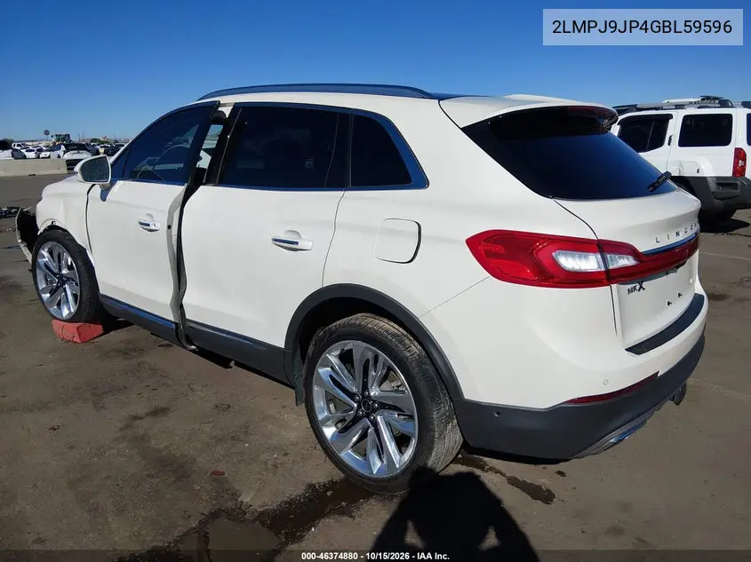 2016 LINCOLN MKX VIN 2LMPJ9JP4GBL59596 — фото 3