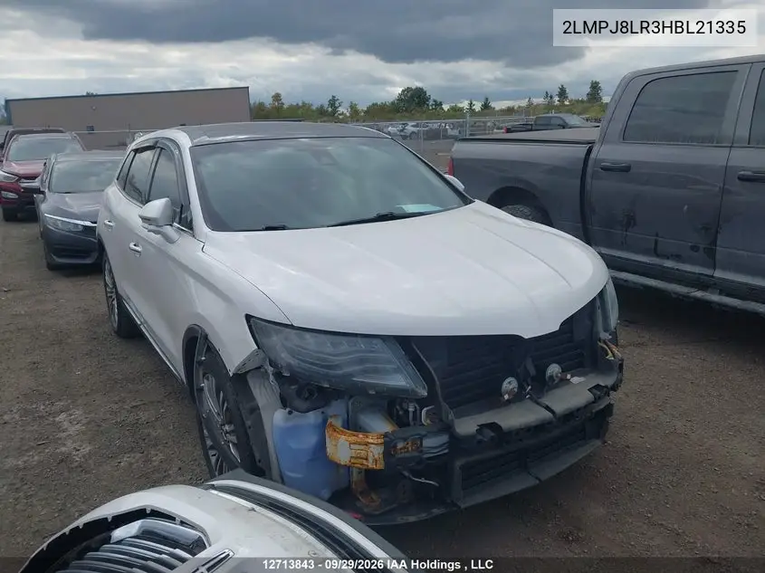 LINCOLN MKX 2017, VIN 2LMPJ8LR3HBL21335