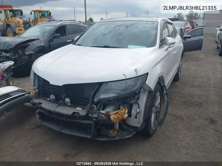 2017 LINCOLN MKX VIN 2LMPJ8LR3HBL21335 — фото 2