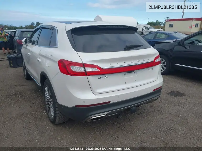 2017 LINCOLN MKX VIN 2LMPJ8LR3HBL21335 — фото 3