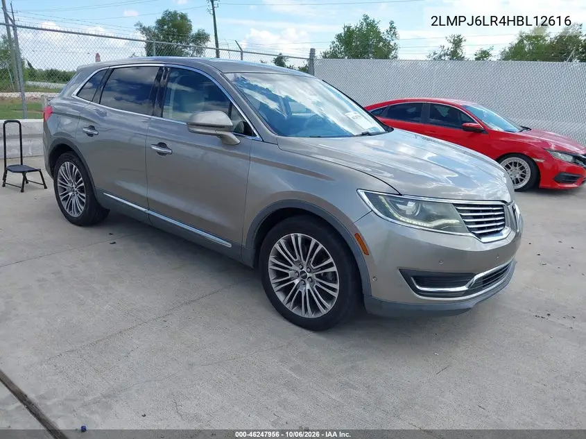 LINCOLN MKX 2017, VIN 2LMPJ6LR4HBL12616