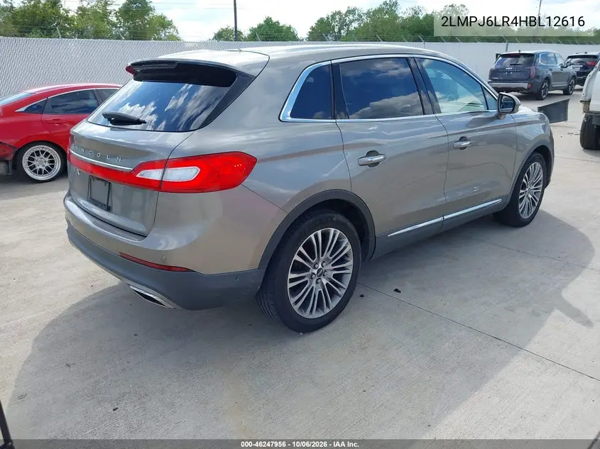 2017 LINCOLN MKX VIN 2LMPJ6LR4HBL12616 — фото 4