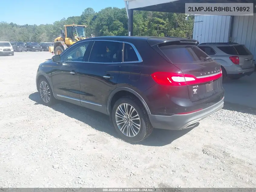 2017 LINCOLN MKX VIN 2LMPJ6LR8HBL19892 — фото 3