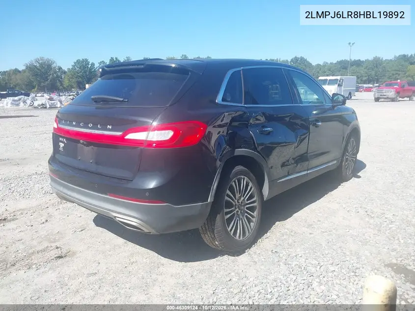 2017 LINCOLN MKX VIN 2LMPJ6LR8HBL19892 — фото 4
