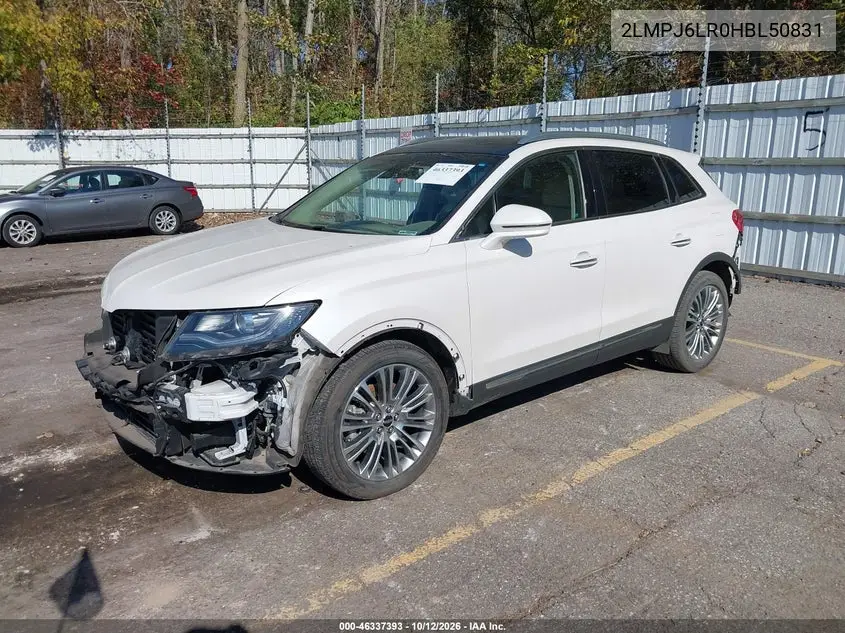 2017 LINCOLN MKX VIN 2LMPJ6LR0HBL50831 — фото 2