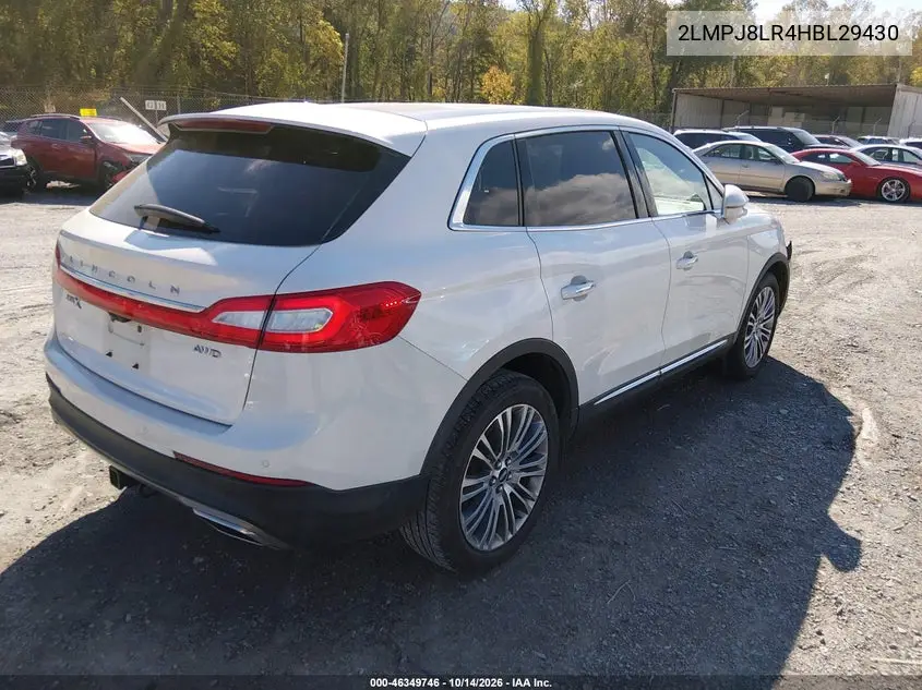 2017 LINCOLN MKX VIN 2LMPJ8LR4HBL29430 — фото 4