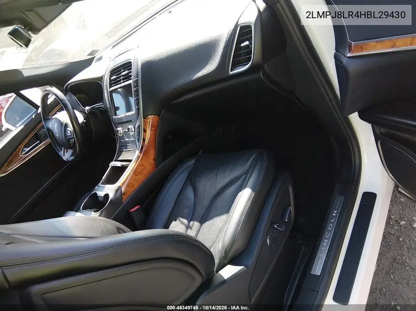 2017 LINCOLN MKX VIN 2LMPJ8LR4HBL29430 — фото 5