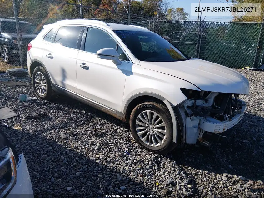 LINCOLN MKX 2018, VIN 2LMPJ8KR7JBL26271