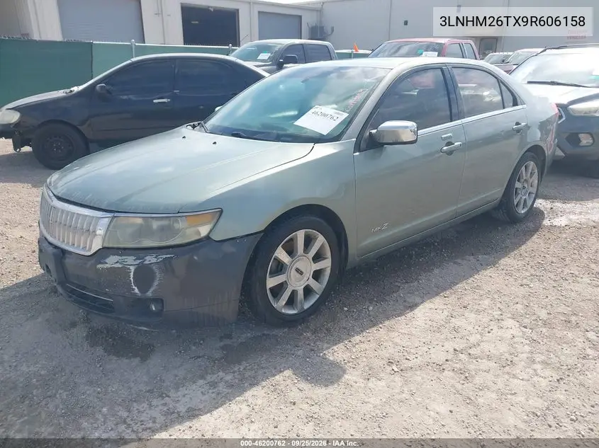 2009 LINCOLN MKZ VIN 3LNHM26TX9R606158 — фото 2