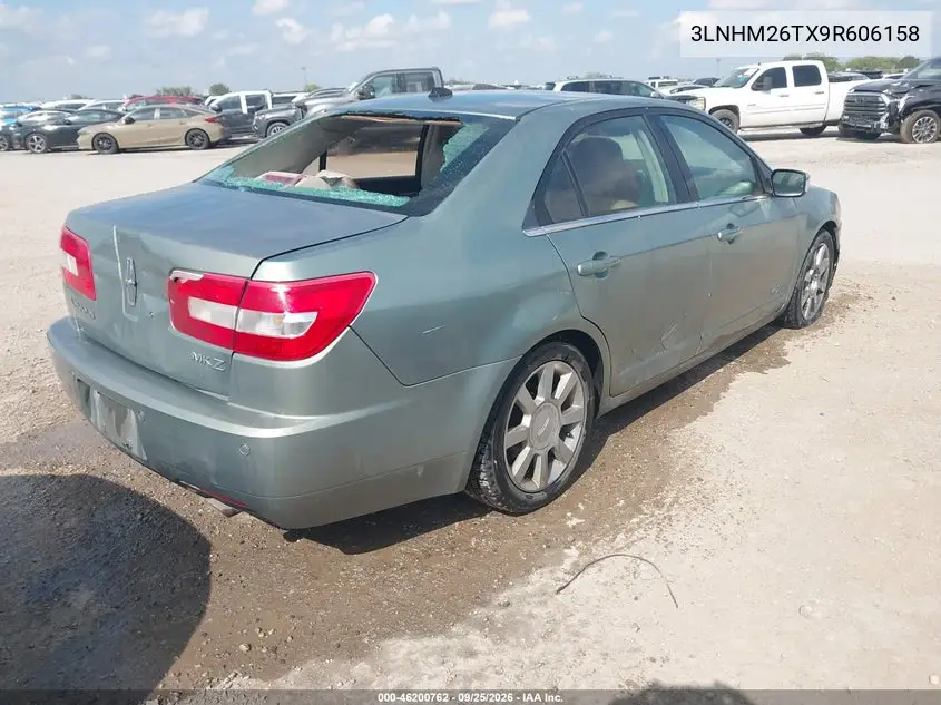2009 LINCOLN MKZ VIN 3LNHM26TX9R606158 — фото 4