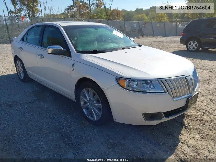 LINCOLN MKZ 2011, VIN 3LNHL2JC7BR764604