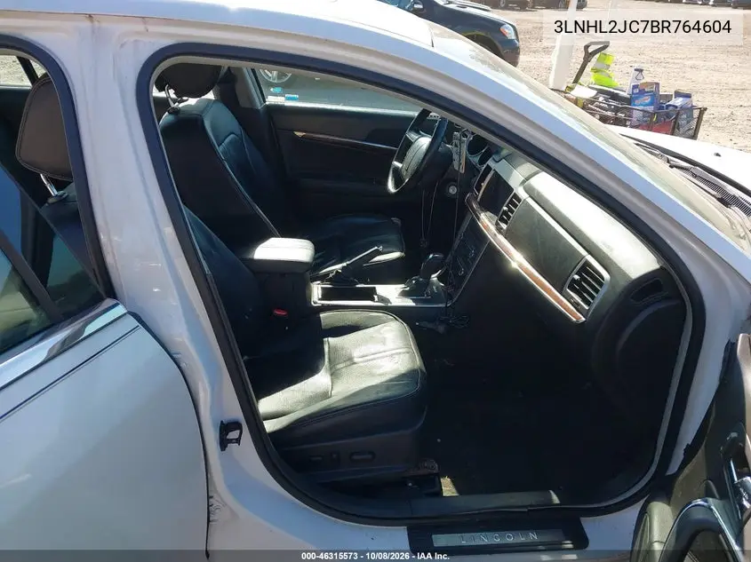 2011 LINCOLN MKZ VIN 3LNHL2JC7BR764604 — фото 5