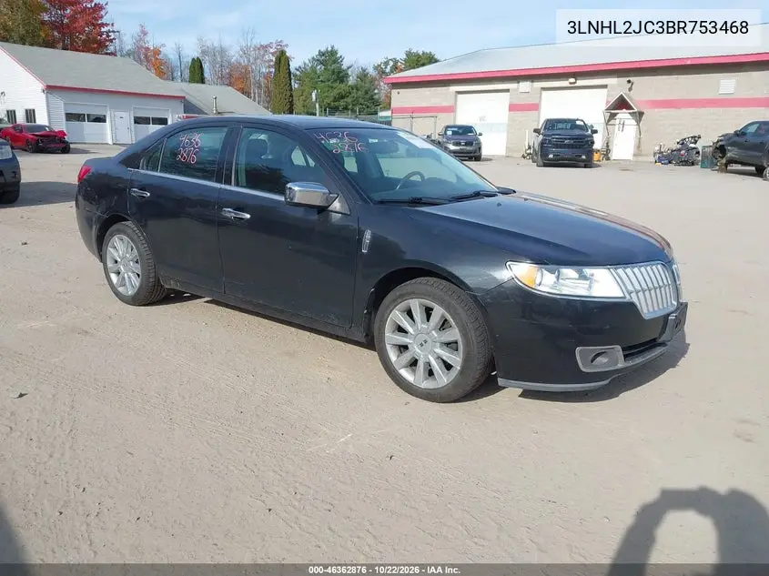 LINCOLN MKZ 2011, VIN 3LNHL2JC3BR753468