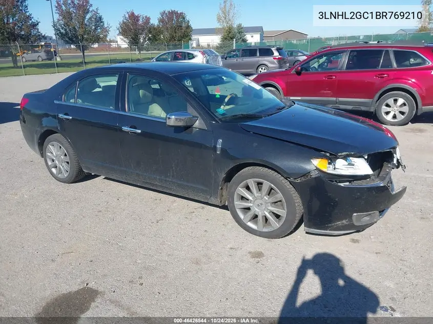 LINCOLN MKZ 2011, VIN 3LNHL2GC1BR769210