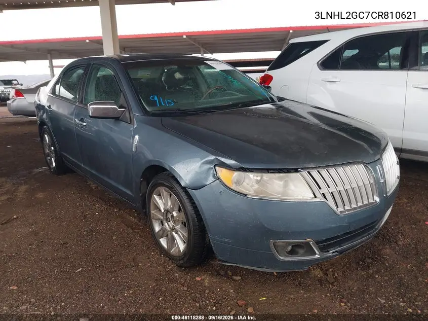 LINCOLN MKZ 2012, VIN 3LNHL2GC7CR810621