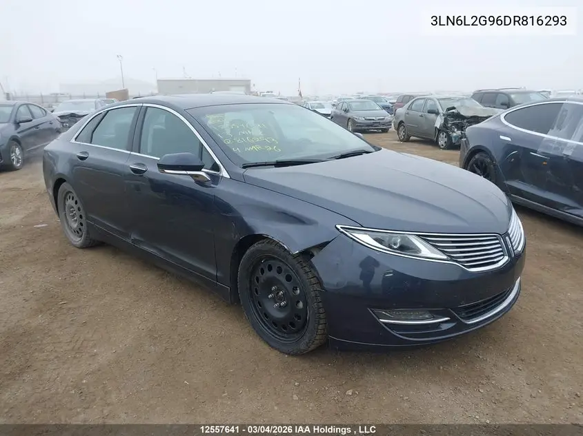 LINCOLN MKZ 2013, VIN 3LN6L2G96DR816293