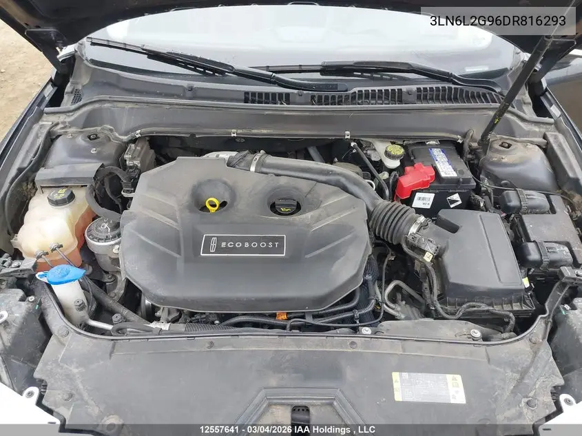 2013 LINCOLN MKZ VIN 3LN6L2G96DR816293 — фото 10