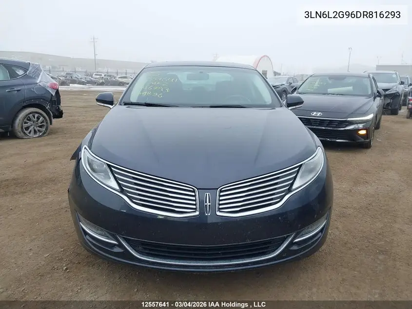 2013 LINCOLN MKZ VIN 3LN6L2G96DR816293 — фото 12