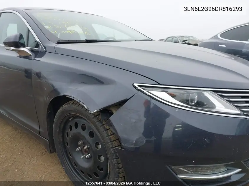 2013 LINCOLN MKZ VIN 3LN6L2G96DR816293 — фото 6
