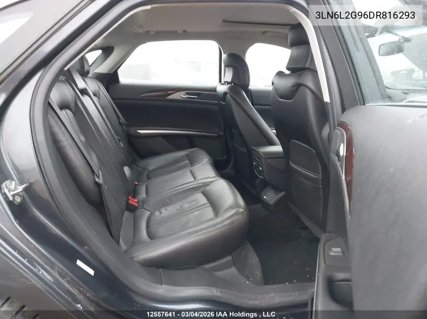 2013 LINCOLN MKZ VIN 3LN6L2G96DR816293 — фото 8