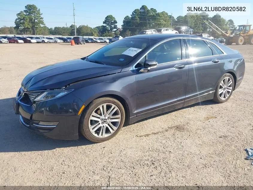 2013 LINCOLN MKZ VIN 3LN6L2LU8DR820582 — фото 2