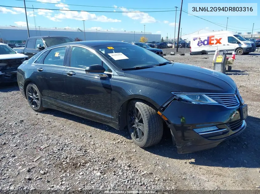 LINCOLN MKZ 2013, VIN 3LN6L2G94DR803316
