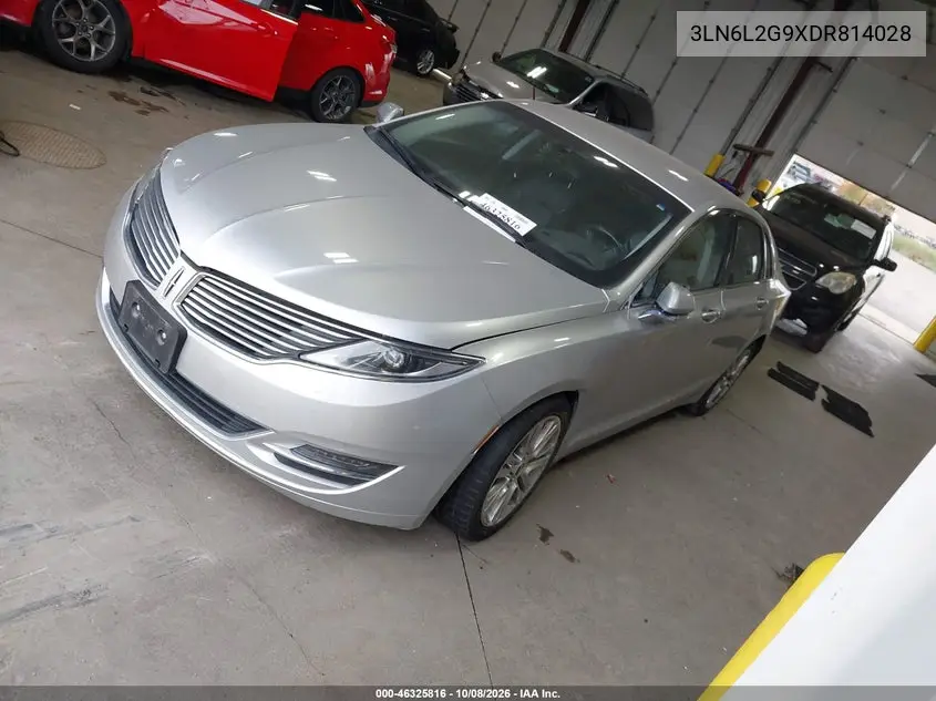 2013 LINCOLN MKZ VIN 3LN6L2G9XDR814028 — фото 2