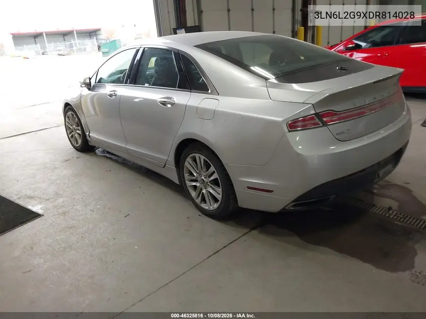 2013 LINCOLN MKZ VIN 3LN6L2G9XDR814028 — фото 3