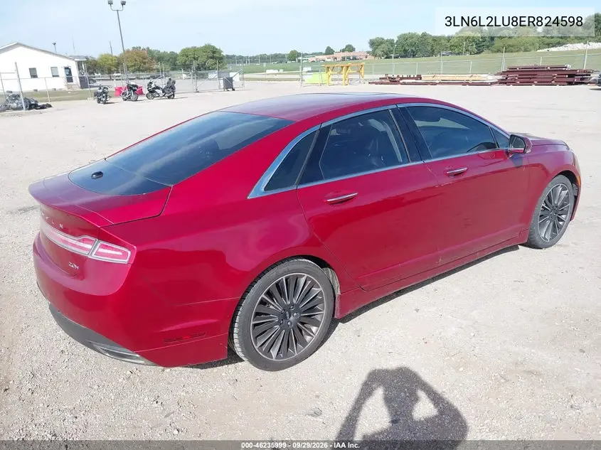 2014 LINCOLN MKZ VIN 3LN6L2LU8ER824598 — фото 4