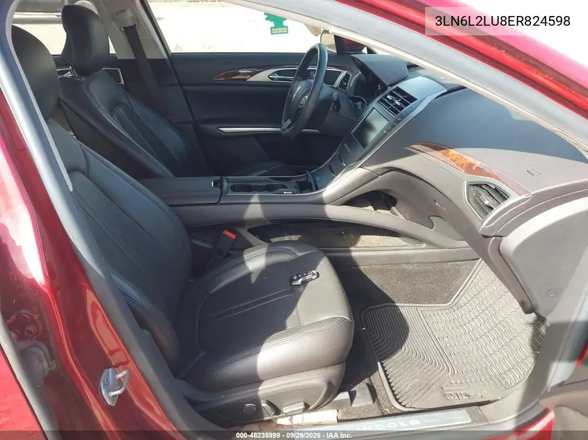 2014 LINCOLN MKZ VIN 3LN6L2LU8ER824598 — фото 5