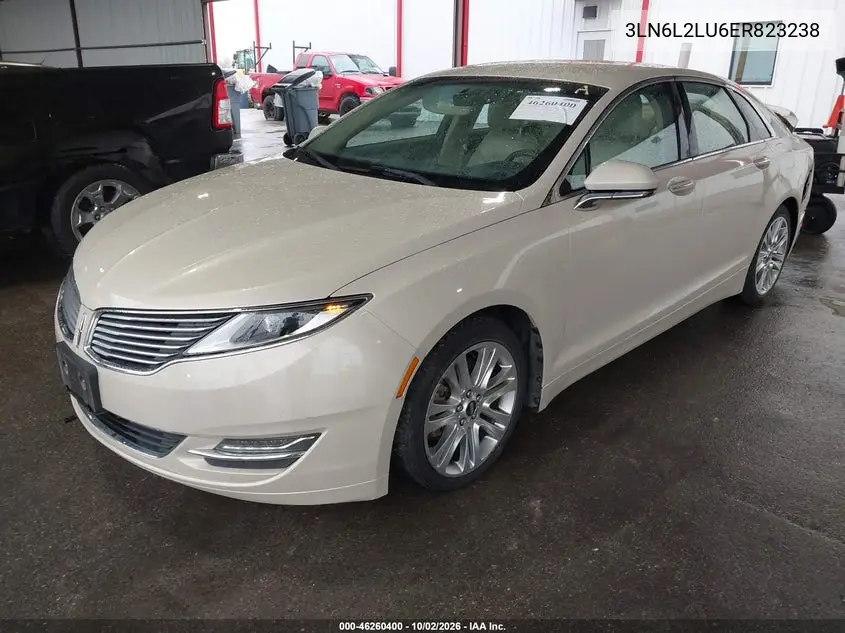 2014 LINCOLN MKZ VIN 3LN6L2LU6ER823238 — фото 2