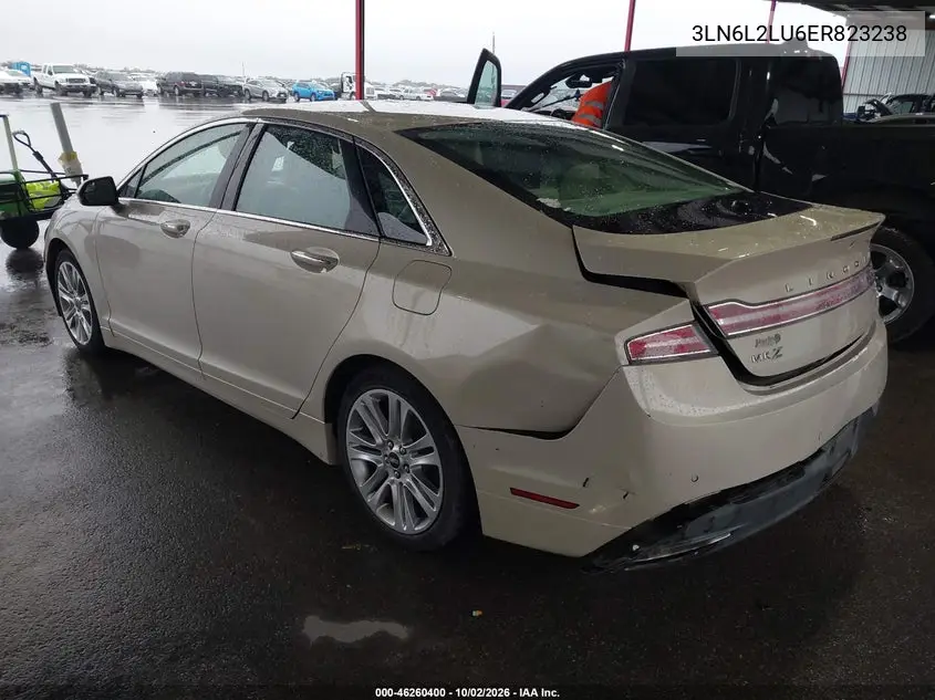 2014 LINCOLN MKZ VIN 3LN6L2LU6ER823238 — фото 3