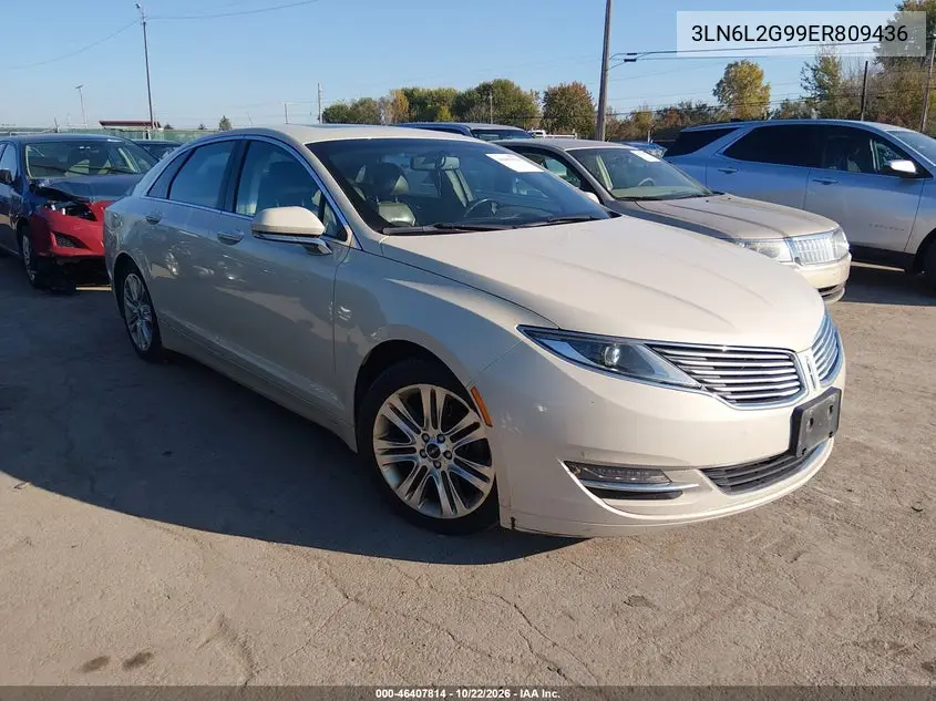 LINCOLN MKZ 2014, VIN 3LN6L2G99ER809436